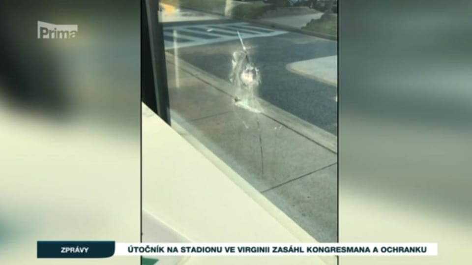 14. 6. 2017 ZPRÁVY: Útočník na stadionu ve Virginii zasáhl kongresmana a ochranku